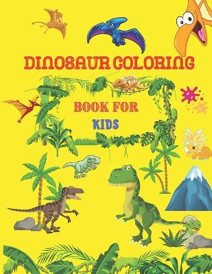 Book cover for Dinosaur Coloring Books for Kids