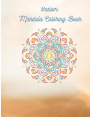 Book cover for shalom Mandala Coloring Book