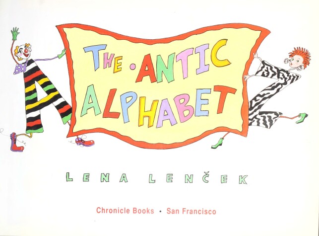 Book cover for The Antic Alphabet