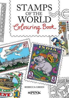 Book cover for The Stamps of the World Colouring Book