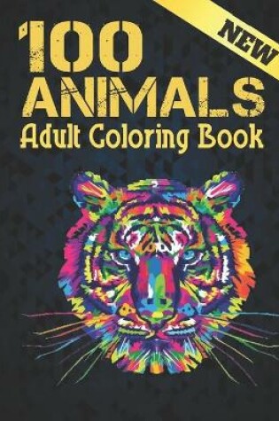 Cover of Adult Coloring Book Animals New