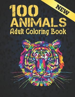 Book cover for Adult Coloring Book Animals New