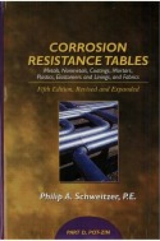 Cover of Corrosion Res Table Part A-5ed