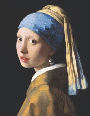 Cover of Girl With a Pearl Earring Black Paper Sketchbook