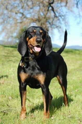 Cover of The Black and Tan Coonhound Dog Journal