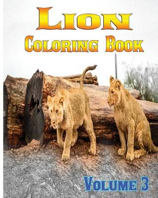 Book cover for Lion Coloring Books Vol.3 for Relaxation Meditation Blessing