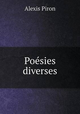 Book cover for Poésies diverses
