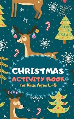 Book cover for Christmas Activity Book for Kids Ages 4-8 Stocking Stuffers Pocket Edition