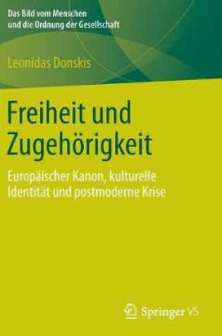 Cover of Freiheit und Zugehörigkeit