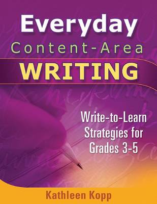 Book cover for Everyday Content-Area Writing