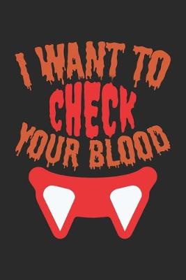 Book cover for I want to Check your Blood