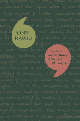 Book cover for Lectures on the History of Political Philosophy