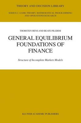 Cover of General Equilibrium Foundations of Finance