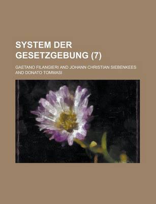 Book cover for System Der Gesetzgebung (7)