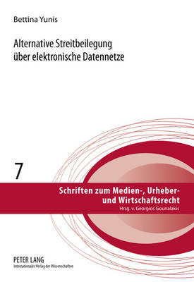 Book cover for Alternative Streitbeilegung Ueber Elektronische Datennetze