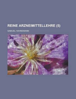 Book cover for Reine Arzneimittellehre (5 )