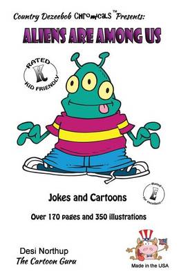 Book cover for Aliens Are Among Us - Jokes and Cartoons