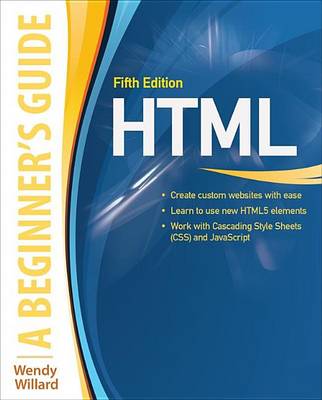 Book cover for HTML: A Beginners Guide 5/E