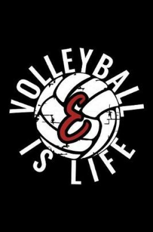 Cover of E Monogram Initial Volleyball Journal