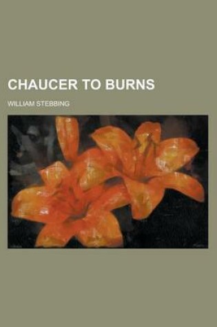 Cover of Chaucer to Burns