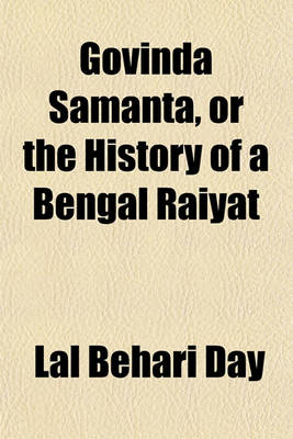 Book cover for Govinda Samanta, or the History of a Bengal Raiyat