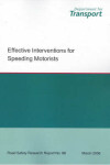 Book cover for Effective Intervention for Speeding Motorists