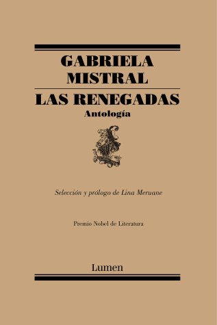 Book cover for Las renegadas. Antología / The Renegades: Anthology