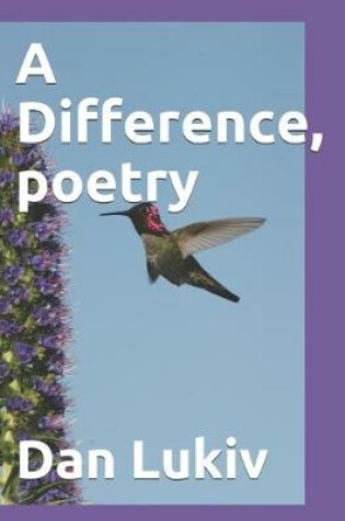 Cover of A Difference, poetry