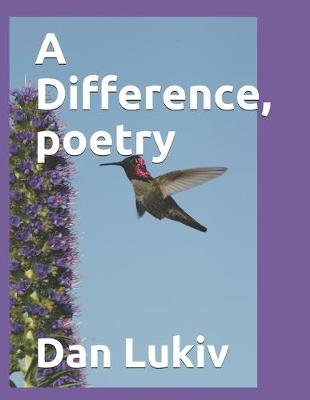 Book cover for A Difference, poetry