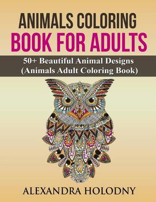 Book cover for Animals Coloring Book for Adults