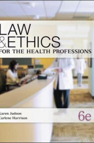 Cover of Law & Ethics for the Health Professions