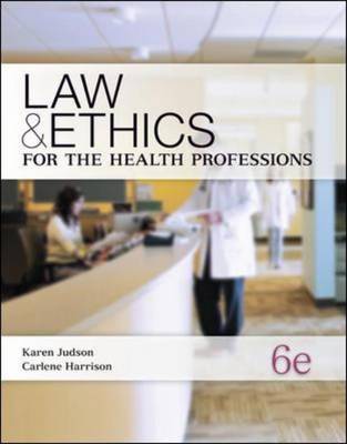 Book cover for Law & Ethics for the Health Professions