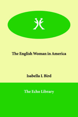 Book cover for The English Woman in America