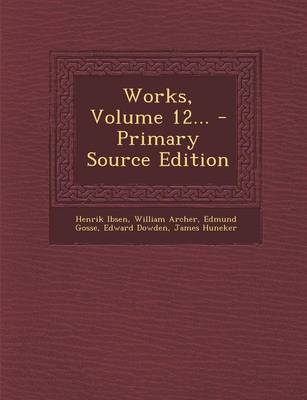 Book cover for Works, Volume 12... - Primary Source Edition