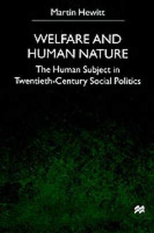 Cover of Welfare and Human Nature