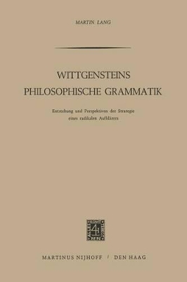 Book cover for Wittgensteins Philosophische Grammatik