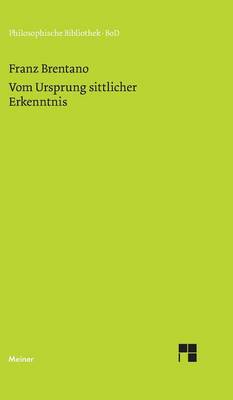 Book cover for Vom Ursprung sittlicher Erkenntnis