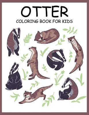 Book cover for Otter Coloring Book for Kids