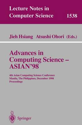 Cover of Advances in Computing Science - Asian'98