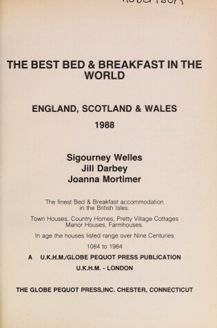 Cover of The Best Bed & Breakfast in the World