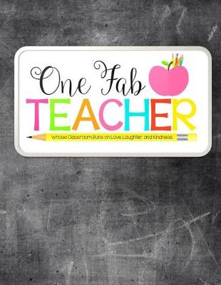 Book cover for Teacher Thank You - One Fab Teacher