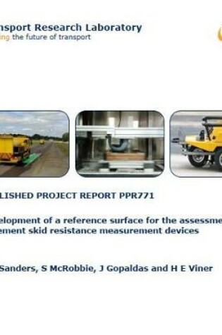 Cover of Development of a reference surface for the assessment of pavement skid resistance measurement devices
