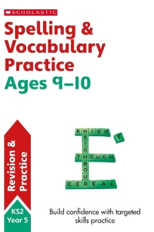 Cover of Spelling and Vocabulary Practice Ages 9-10
