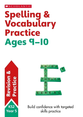 Cover of Spelling and Vocabulary Practice Ages 9-10