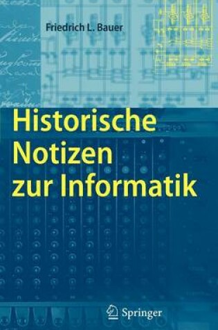 Cover of Historische Notizen Zur Informatik