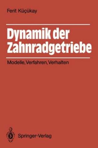 Cover of Dynamik der Zahnradgetriebe