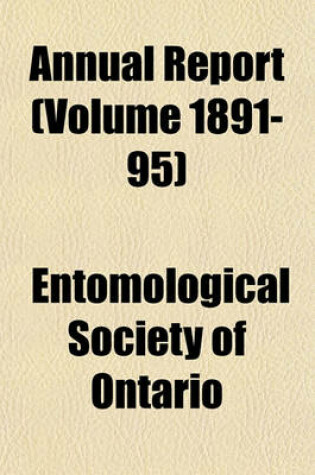 Cover of Annual Report (Volume 1891-95)