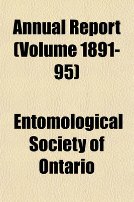 Book cover for Annual Report (Volume 1891-95)