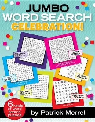 Book cover for Jumbo Word Search Celebration!