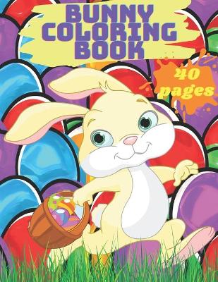 Book cover for Bunny Coloring Book